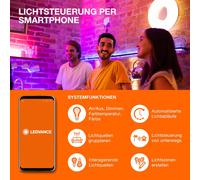Orbis Magnet Smart+ Wi-Fi 30x30cm,Plafonnier Led À Gradation Pour L'intérieur,26w,Température De Couleur 3000 - 6500k,2500 Lumen,Lampe Design Avec Cadre Magnétique Innovant,Gris