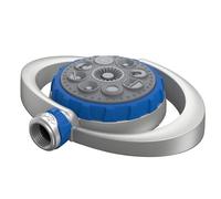 Orbit Arroseur en métal à 8 Modes - Pulvérisateur réglable, Base lestée, Couvre jusqu'à 10,7 m (28252)