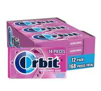 Orbit Bubblemint Sugarfree Gum, (Pack of 24)