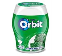 Orbit Chewing-gum Menthe Verte Hierbabuena, Sans Sucre, Rafraîchissant, 3 Flacons de 46 Comprimés