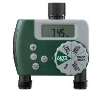 Orbit Minuteur de Robinet de Tuyau programmable 58910, 2 Sorties, Vert