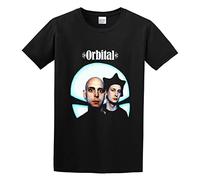 Orbital 1990S Unisex T-Shirt Printed Tee Graphic Top Men Black Shirt XXL