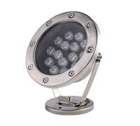 OrbitCob® 12V LED Projecteur Submersible IP68 Lumière d'Étang en Acier Inoxydable à Angle Réglable pour Fontaine, Piscine, Bassin & Éclairage sous-Marin Spot LED Basse Tension(Blanc Froid 6000K,15W)