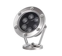 OrbitCob® 12V LED Projecteur Submersible IP68 Lumière d'Étang en Acier Inoxydable à Angle Réglable pour Fontaine, Piscine, Bassin & Éclairage Sous-Marin Spot LED Basse Tension(Blanc Chaud 3000K,6W)