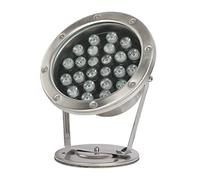 OrbitCob® 12V LED Projecteur Submersible IP68 Lumière d'Étang en Acier Inoxydable à Angle Réglable pour Fontaine, Piscine, Bassin & Éclairage Sous-Marin Spot LED Basse Tension(Blanc Chaud 3000K,24W)