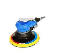 Orbite pneumatique de polisseuse de ponceuse de 6 pouces avec le papier de ponçage de disque de ponçage de 12 pièces et l'éponge de polissage de 3 pièces