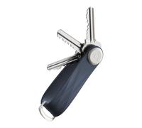 Orbitkey Organiseur de clés actif Lite avec anneau en D mis à jour | Résistant aux intempéries, mécanisme de verrouillage en acier inoxydable, bleu nuit, taille unique
