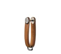 Orbitkey - Organiseur de clés en cuir Crazy-Horse - Marron avec coutures marron
