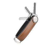 Orbitkey Organiseur de clés hybride en cuir nappa de qualité supérieure et TPU, mécanisme de verrouillage en acier inoxydable, profil fin et silencieux, Gland, taille unique