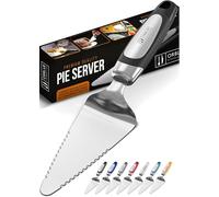 Orblue Pelle à Tarte avec Bord Serré des Deux Côtés, Acier Inoxydable de Haute Qualité, Poignée Ergonomique, Polyvalente et Compatible Lave-Vaisselle