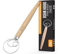 ORBLUE Premium Danish Dough Whisk - Dutch Whisk with Stainless Steel Ring - Danish Whisk for Bread, Pastry or Pizza Dough, 33 cm, Pack of 2 (1)