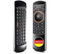 Orbsmart Airmouse AM-1 Télécommande sans fil avec souris et clavier (2,4 GHz)/Airflymouse avec clavier allemand/fonction gyro/fonction d'apprentissage infrarouge - Télécommande idéale pour boîte TV Android/sticks/mini PC/HTPCs/Raspberry Pi/OpenELEC Notice d'utilisation (français non garanti) Clavier français non garanti