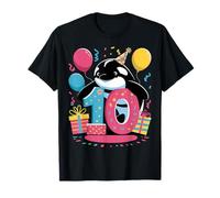 Orca 10ème anniversaire pour garçon fille 10 ans dixième dix Orca T-Shirt
