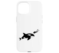 Orca Encounter Plongée sous-Marine Océan Profond Plongée en Bateau Coque pour iPhone 15