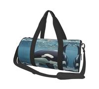 Orca Killer Whale Sac de sport léger avec compartiment à chaussures pour homme et femme