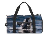 Orca Killer Whale Sac de sport pour femme et homme avec compartiment à chaussures étanche Sac de voyage Sac de sport pour gymnases et yoga, Orca Killer Whale., Taille unique