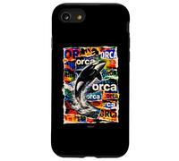 Orca océan avec Vagues Animaux Marins Motif Orque Coque pour iPhone SE (2020) / 7/8