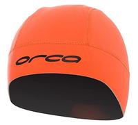 ORCA Open Water Swim Hat - Hi-Vis Orange - Unisexe - Matériaux - 100% Néoprène