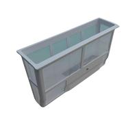 Orca Panier Complet Filtre pour Robot Piscine 300 et 300 CL - Maille Synthétique - Clapet Intégré