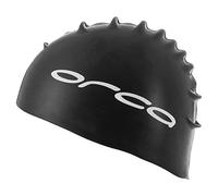Orca Silicone Bonnet de Bain, Noir, Taille Unique