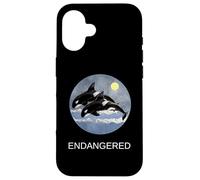 Orca Whale Chemise en Danger Baleine Orque du Sud Coque pour iPhone 16