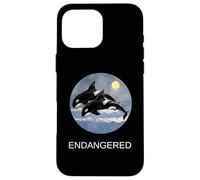 Orca Whale Chemise en Danger Baleine Orque du Sud Coque pour iPhone 16 Pro Max