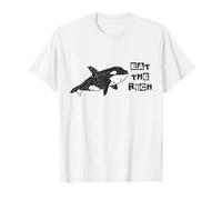 Orca Whale Eat The Rich Gladys Orca Revolutionary T-Shirt
