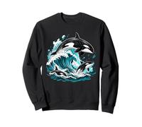 Orca Whale Ocean Park Visit Marine Life Family Trip Sweatshirt