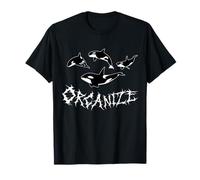 Orcaniser Drôle Mignon Équipe Orca Whale Pod Yacht Activiste Amour T-Shirt