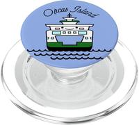 Orcas Island Kawaii Ferry Boat Gribouillis Îles San Juan PopSockets PopGrip pour MagSafe