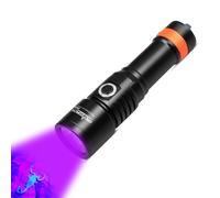 ORCATORCH D530 UV Lampe de Plongée, LED 395 nm pour Plongée à Fluorescence | Faisceau 6°, 5 Lumen, Étanche IP68, Révèle Vie Marine Fluorescente, Pour Plongée Nocturne De Fluorescence Sur Récif