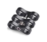 OrcaTorch ZJ13 Pince à joint à rotule en aluminium pour la plongée sous-marine, support adaptateur à clip à 360 ° pour caméra d'action, bras de lampe de poche de plongée, accessoires connectés