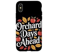 Orchard Days Ahead Automne Automne Cueillette des Pommes Coque pour iPhone X/XS