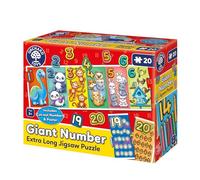 Orchard Toys Chiffre géant à partir de 3 Ans, Puzzle éducatif et Amusant, avec Poster et Guide d'apprentissage (français Non Garanti), idéal pour Les Enfants et Plus