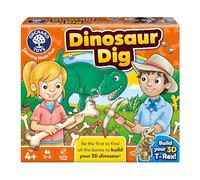 Orchard Toys - Jeu éducatif Dinosaur Dig - Construisez dinosaures 3D, jeu mémoire - 4 ans+