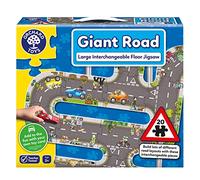 Puzzle - ORCHARD - Giant route Road - 20 grosses pièces interchangeables - Thème véhicules - À partir de 3 ans
