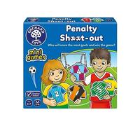 Orchard Toys Penalty Shoot Out Mini Games, Travel Games for Kids to Learn Matching Pairs, Maths, Educational Game for Addition, Subtraction, Football Game, Football Gift for Boys, Girls, Age 3+