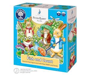 Orchard Toys Peter Rabbit™ Fish and Count - Jeux de société de comptage pour Enfants de 3 Ans - Jeux d'apprentissage et éducatifs pour Enfants, garçons, Filles, Tout-Petits et Enfants à partir de 3
