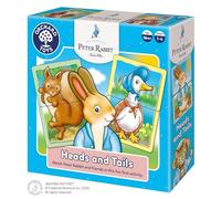 Orchard Toys Peter Rabbit™ Jeu de têtes et de queues - Jeu de Paires et de mémoire Assortis pour Enfants - Jouets pour bébés et Tout-Petits - Jeux éducatifs pour la Petite enfance pour garçons et