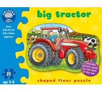 Puzzle - ORCHARD - Le tracteur - Multicolore - Rouge - 3 ans et plus