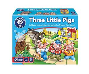 Orchard Toys Three Little Pigs Game, Fun Board Game for Children Age 3-6, Family Game Toy