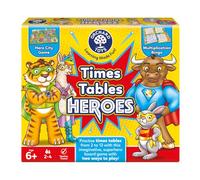 Orchard Toys Times Tables Heroes Maths Game for Children to Learn and Practise Times Tables 2-12, Maths Toys, Multiplication Bingo & Educational Board Game, Makes Maths Fun, Games for Kids 6+