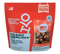 Orchard Valley Harvest Heart Healthy Mix, 28,3 g (lot de 8), amandes, canneberges, noix et pois chiches, sans gluten, sans OGM, sans ingrédients artificiels, collation pour toute la famille