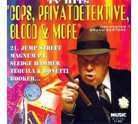 Orchester Bruno Bertone - Coole Studio-Orchester Bruno B. TV Musik, aus bekannten Serien, ideal als Filmvertonung oder Unterleger für Moderation, Filmkritik, TV und Radio (CD Album, 18 Tracks) 21. Jump Street / Tequilla & Bonetti / Magnum P.I. / The Streets Of San Francisco / Kojak / Pink Panther Theme / Peter Gunn u.a.