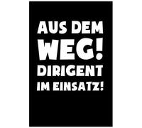 Orchester: Dirigent Im Einsatz!: Notizbuch / Notizheft Fuer Orchester Leiter Musiker A5 (6x9in) Dotted Punktraster