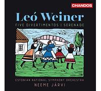 Leó Weiner – Œuvres orchestrales : Divertimenti et Sérénade en fa mineur – CD – NAXOS