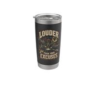 Orchestre De Marche Louder Than Excuses Gobelet isotherme en acier inoxydable double paroi