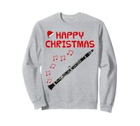 Orchestre de Musiciens à Vent de Clarinette de Noël Sweatshirt