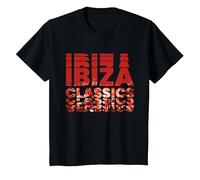 Orchestre en Direct de Pete Tong Ibiza Classics T-Shirt, Enfant, Noir, 8 Ans