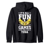 Orchestre en Laiton Vintage Euphonium Player Sweat à Capuche